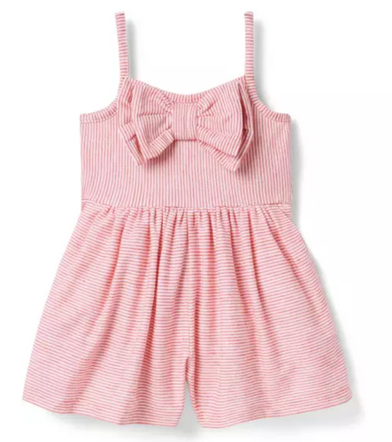 RED STRIPE ROMPER