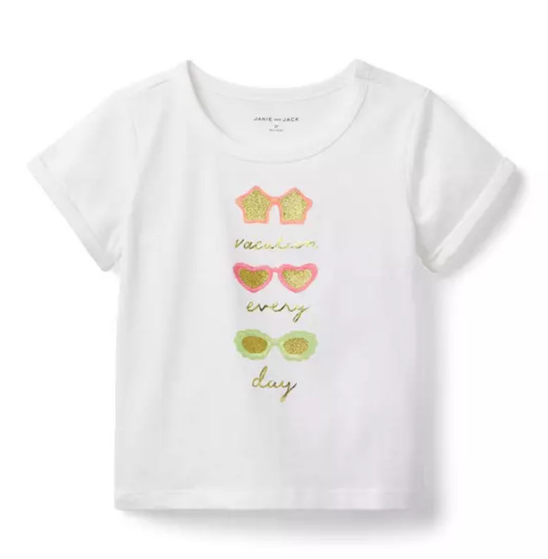 WHT SUNGLASSES SS GRAPHIC