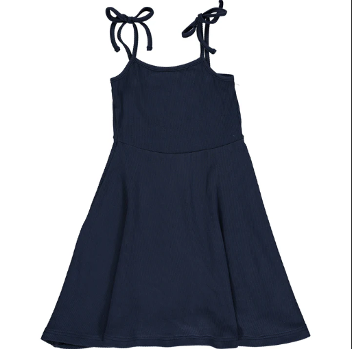 Tori Dress - Navy Rib