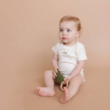 Load image into Gallery viewer, Teether Tree Cotton Crochet Rattle Fall Christmas Forest