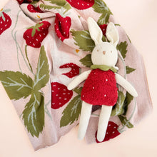 Load image into Gallery viewer, Plush Bunny Strawberry Baby Kids Toy Stuffed Animal Spring