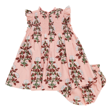 Load image into Gallery viewer, Baby Girls Stevie Dress Set - Pink Bouquet Floral