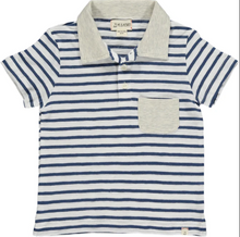 Load image into Gallery viewer, Anchor Navy/White Polo
