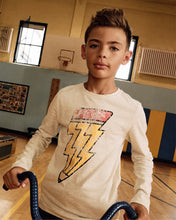 Load image into Gallery viewer, Graphic Long Sleeve Tee - Cloud Heather