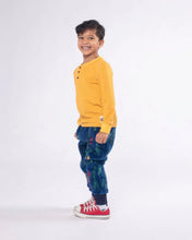 Load image into Gallery viewer, Craftsman Thermal Henley - Mustard
