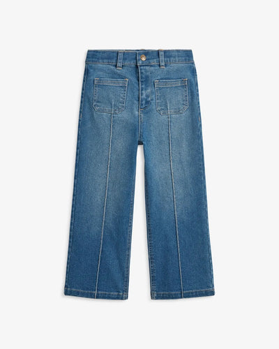 Libre Wide Leg Pant - Medium Wash