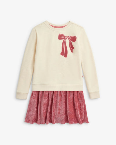 Sweatshirt Dress - Cream