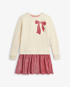 Sweatshirt Dress - Cream