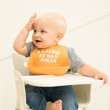 Load image into Gallery viewer, I Laugh at Dad Jokes Wonder Bib
