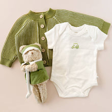 Load image into Gallery viewer, Plush Golf Bear Doll Stuffed Toy Baby Kids Organic Teddy