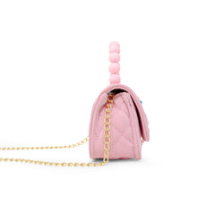Load image into Gallery viewer, Pearl Handle Message Charm Handbag for Kids