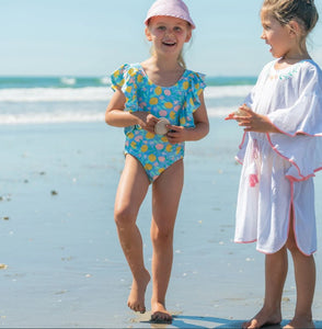 Lemon Drops Wide Frill Swimsuit