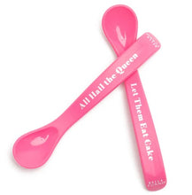 Load image into Gallery viewer, Eat Cake Hail Queen Spoon Set