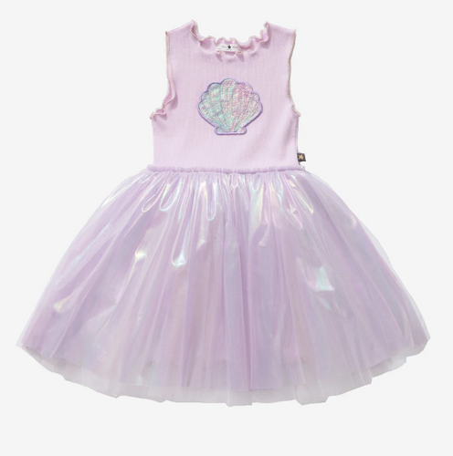 Pearl Tutu Dress - Purple