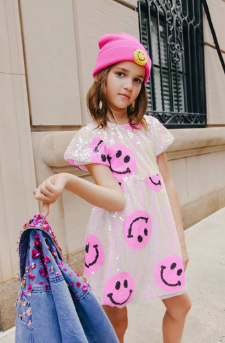 Pinkie Happy Emoji Dress