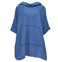 Load image into Gallery viewer, Denim Blue Beach Poncho