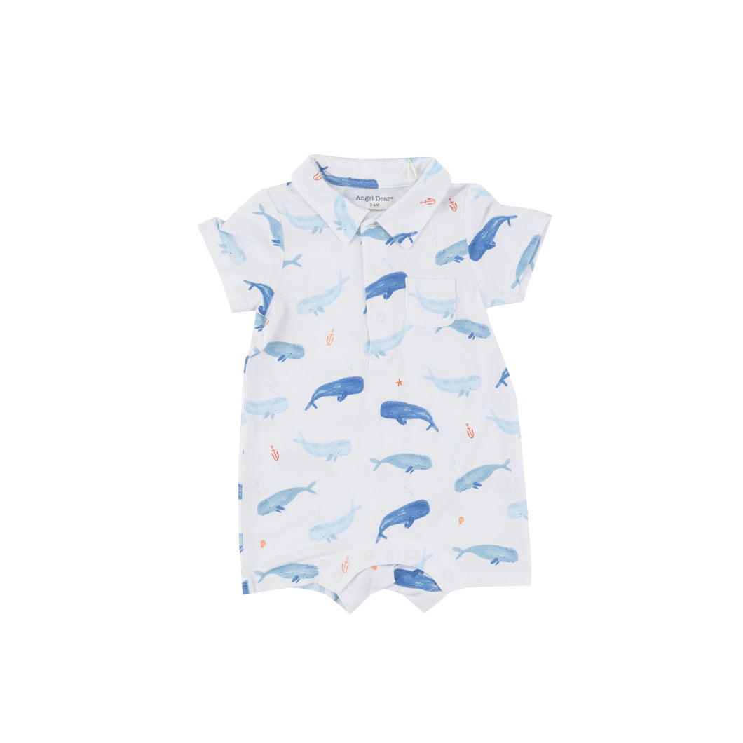 Whale Hello There Polo Shortie