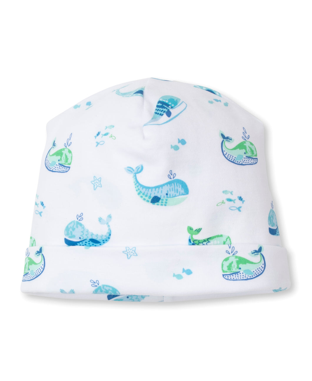 Watercolor Whales Hat PRT - Multi