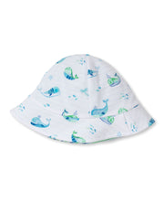 Load image into Gallery viewer, Watercolor Whales Reversible Sunhat - Multi
