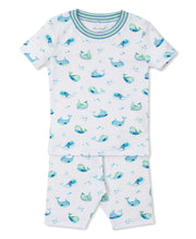 Load image into Gallery viewer, Watercolor Whales Short PJ Set Snug PRT - Multi