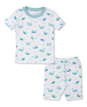 Load image into Gallery viewer, Watercolor Whales Short PJ Set Snug PRT - Multi