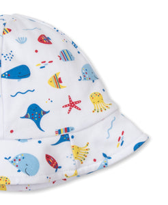 Sea Life Fun Sunhat PRT - Multi Blue