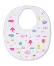 Load image into Gallery viewer, Sea Life Fun Bib PRT - Multi Pink
