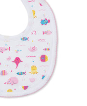 Load image into Gallery viewer, Sea Life Fun Bib PRT - Multi Pink