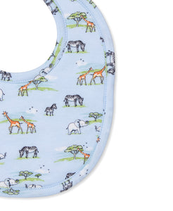 Jungle Oasis Bib PRT - Multi Bue