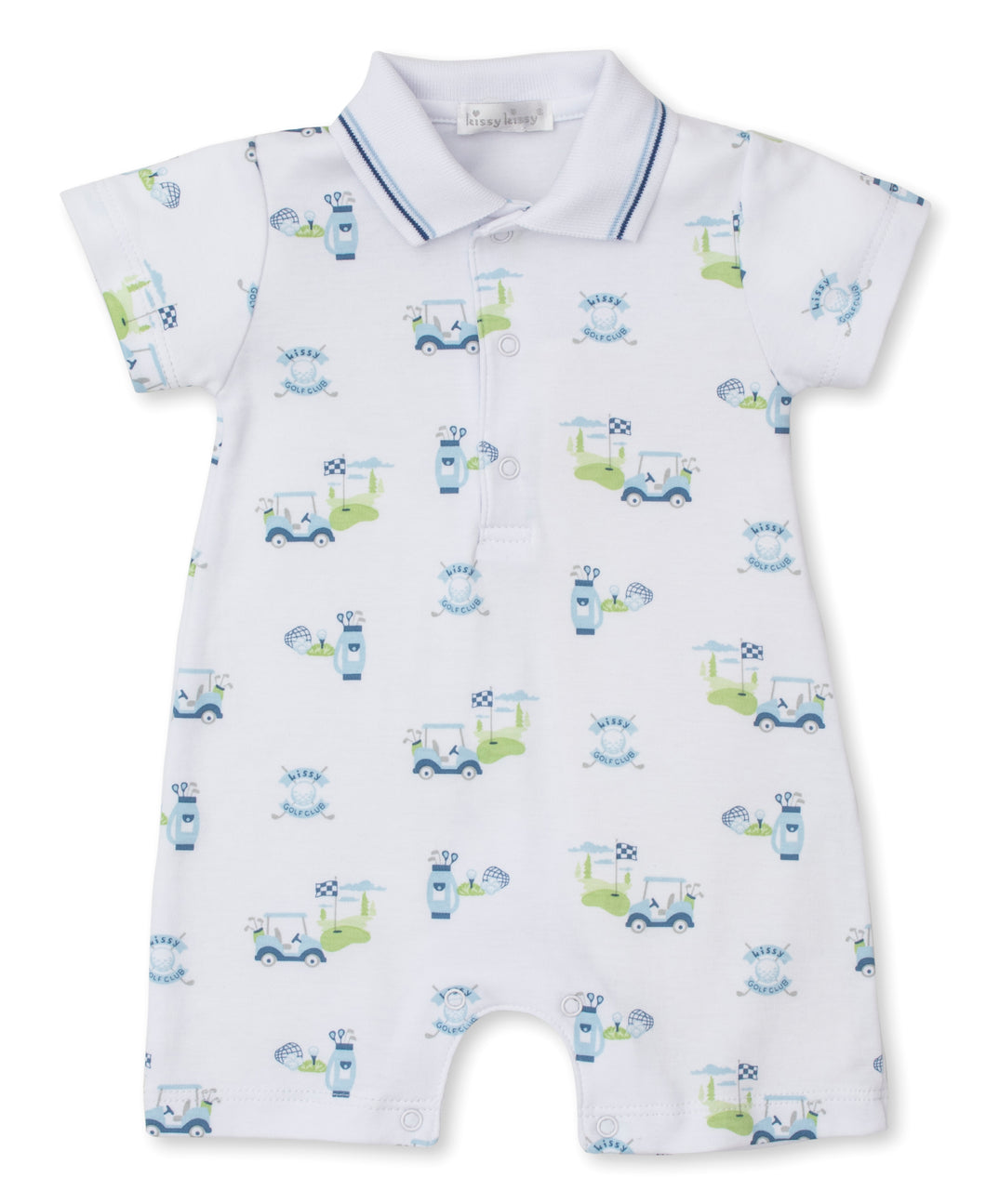 Kissy Golf Club Short Playsuit PRT - Multi Blue