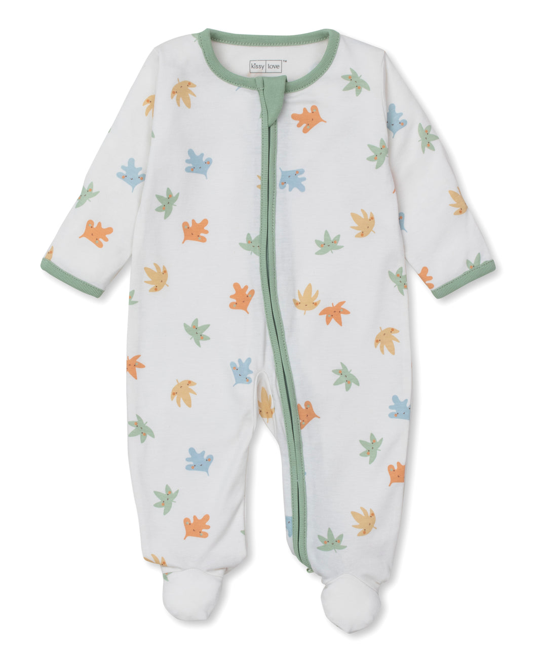 Leafy Breeze Footie w/ Zip PRT - Multi