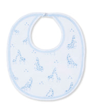 Load image into Gallery viewer, Giraffe Glee Bib - Light Blue