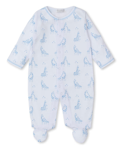 Giraffe Glee Footie PRT - Light Blue