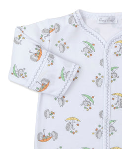 Hedgehogs Fall Showers Footie PRT - Multi