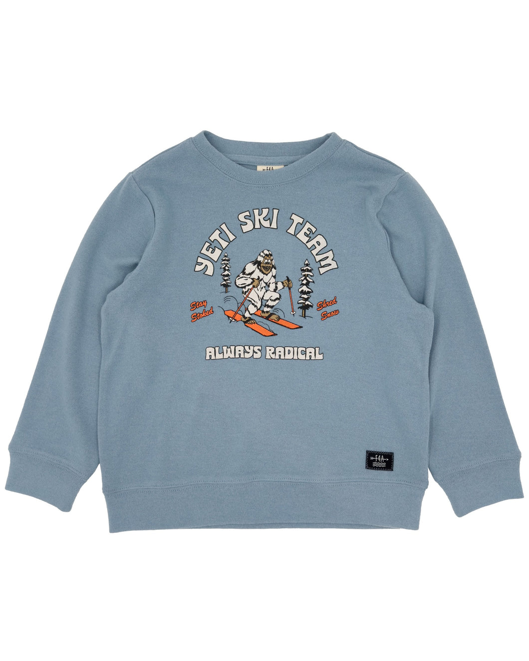Yeti Ski Team Hacci Pullover - Washed Indigo