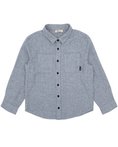 Journey Flannel - Slate Blue