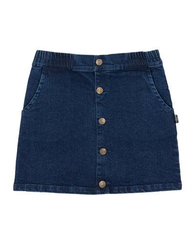 Capri Denim Skirt - Indigo