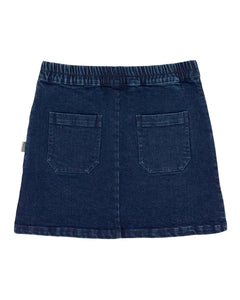Capri Denim Skirt - Indigo