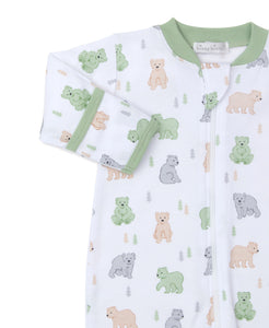 BigHearted Bears Footie w/ Zip PRT - Multi