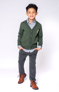 Obi Cardigan - Pine