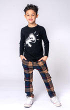 Load image into Gallery viewer, Club Pant - Navy/Khaki Plaid