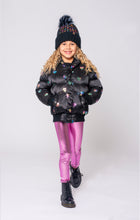 Load image into Gallery viewer, Puffy Coat - Rainbow Hearts