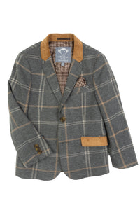 Club Jacket - Smoky Windowpane