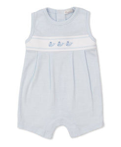 Classic Treasures SP25 Slvless Playsuit STR - Light Blue