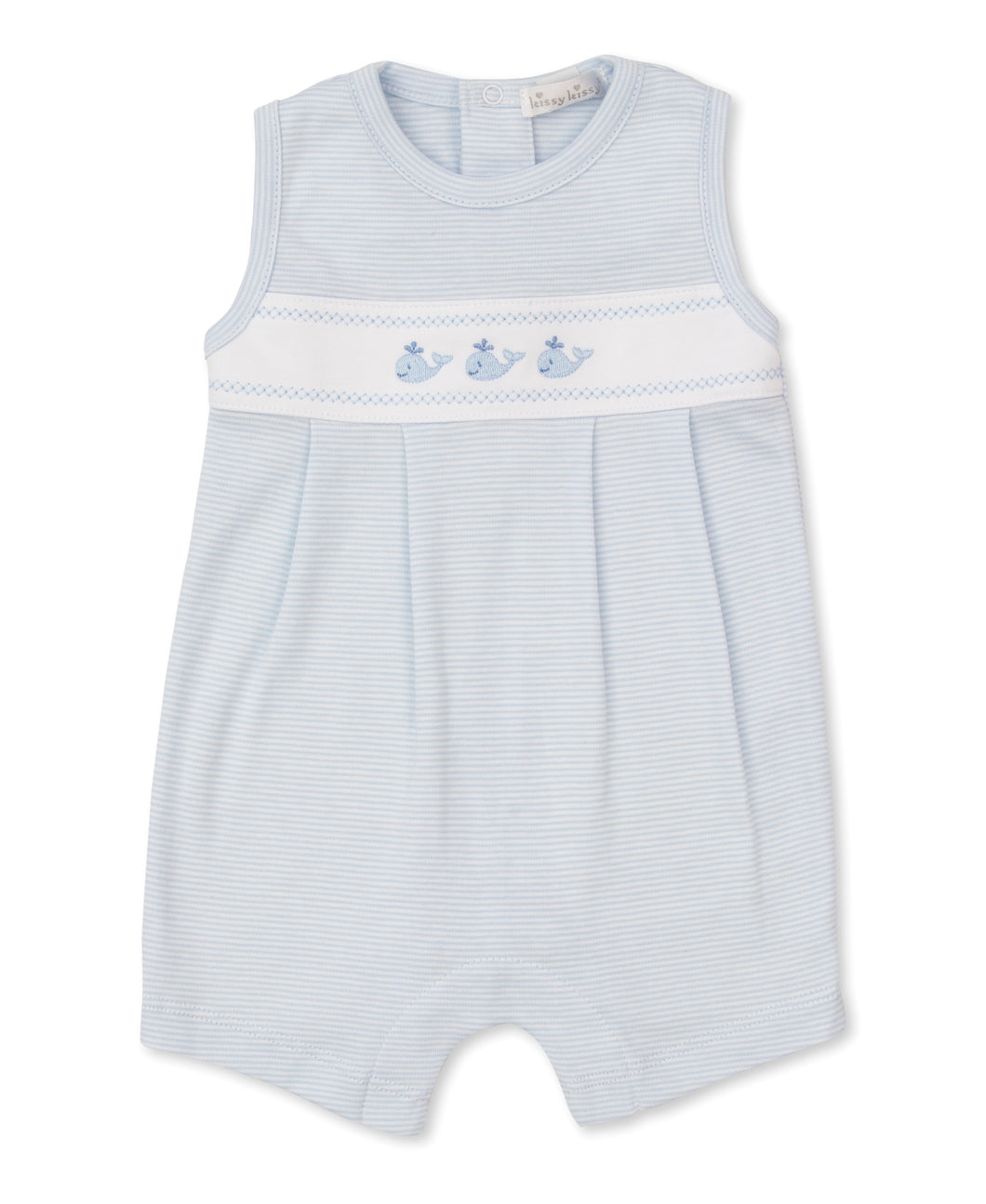Classic Treasures SP25 Slvless Playsuit STR - Light Blue