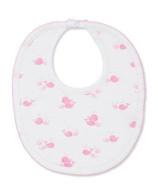 Whale Wonder Bib PRT - Pink