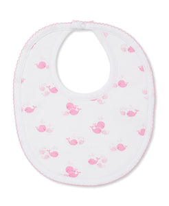 Whale Wonder Bib PRT - Pink