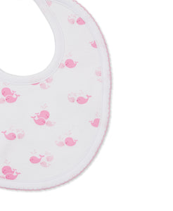 Whale Wonder Bib PRT - Pink