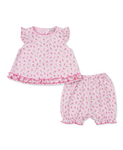 Load image into Gallery viewer, Tulip Blossoms Sunsuit Set PRT - Pink