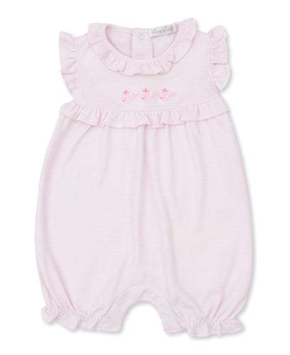 Classic Treasures SP25 Short Playsuit STR - Pink